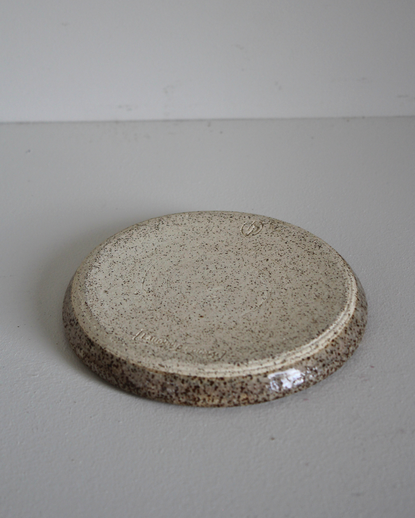 Speckled Stoneware Soap Dish