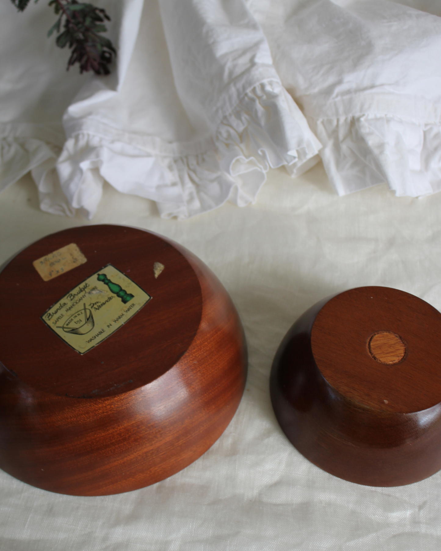 Mahogany Bowls | Set of 2