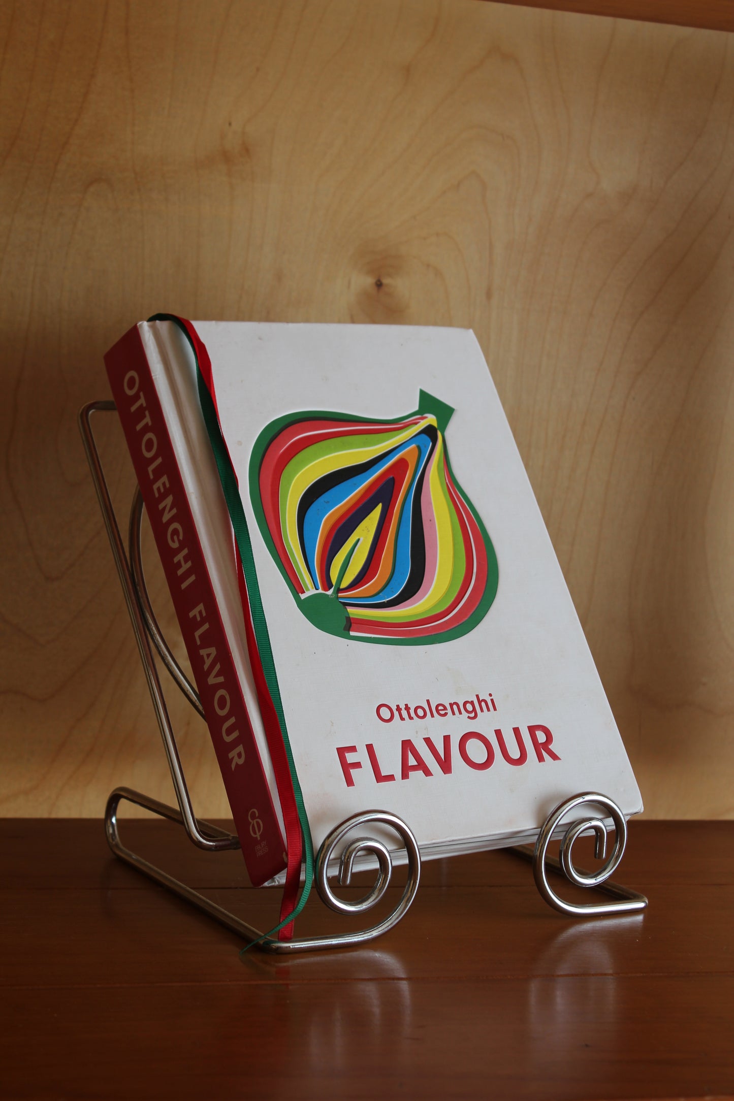 Swirl Book Stand or Recipe Holder
