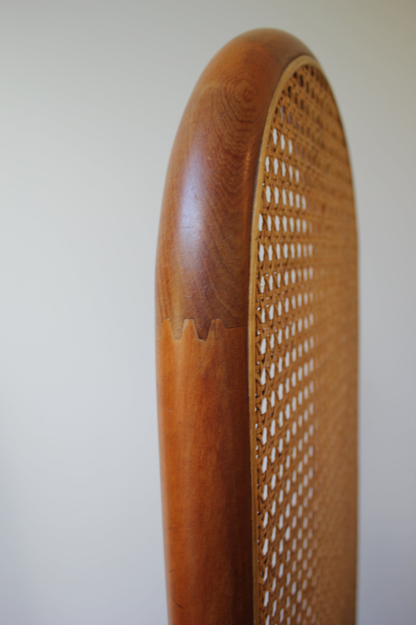 Set of 6 / Kauri & Cane Vintage Dining Chairs