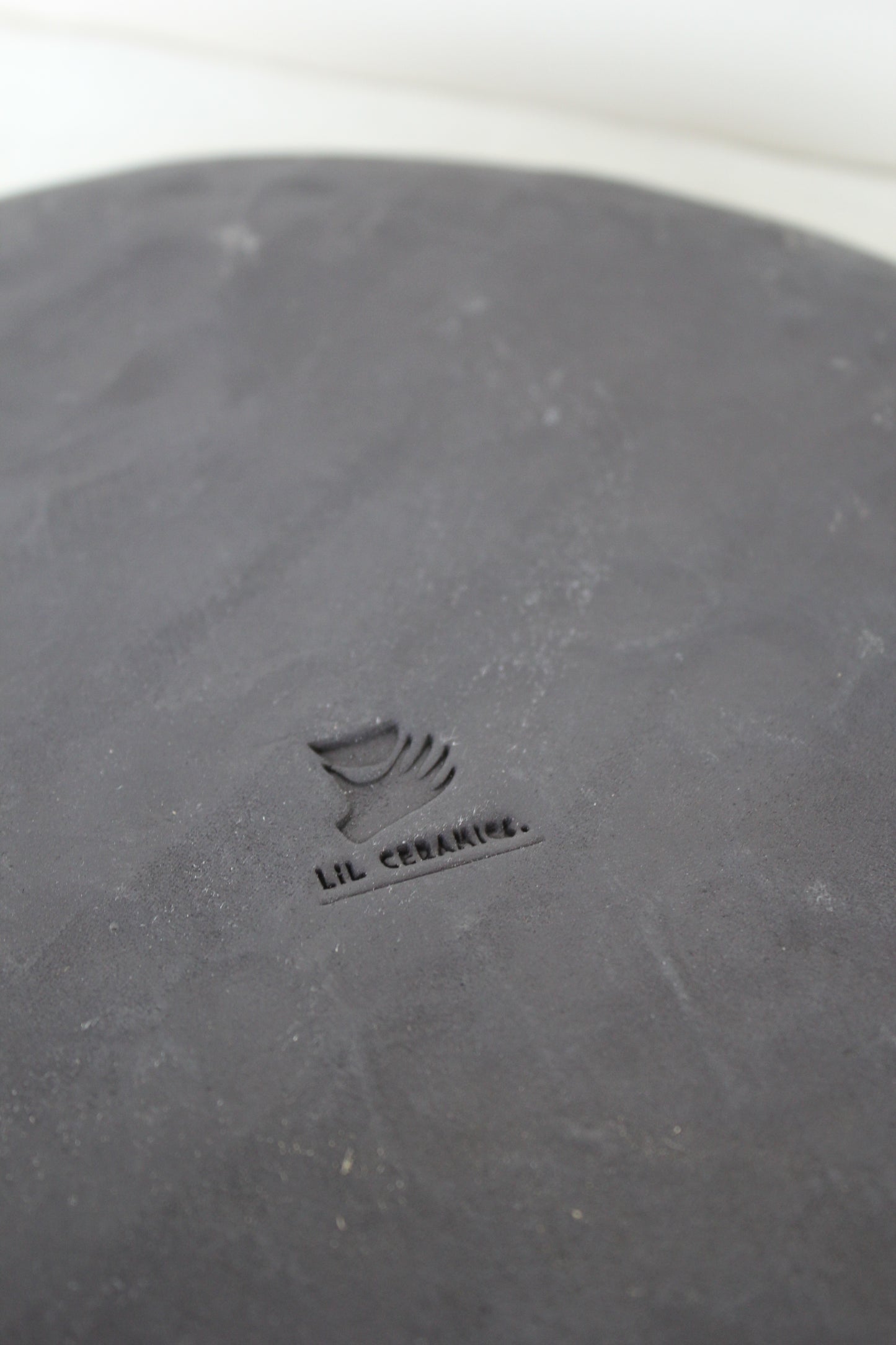 Black Mosaic Plate – by Lil Ceramics