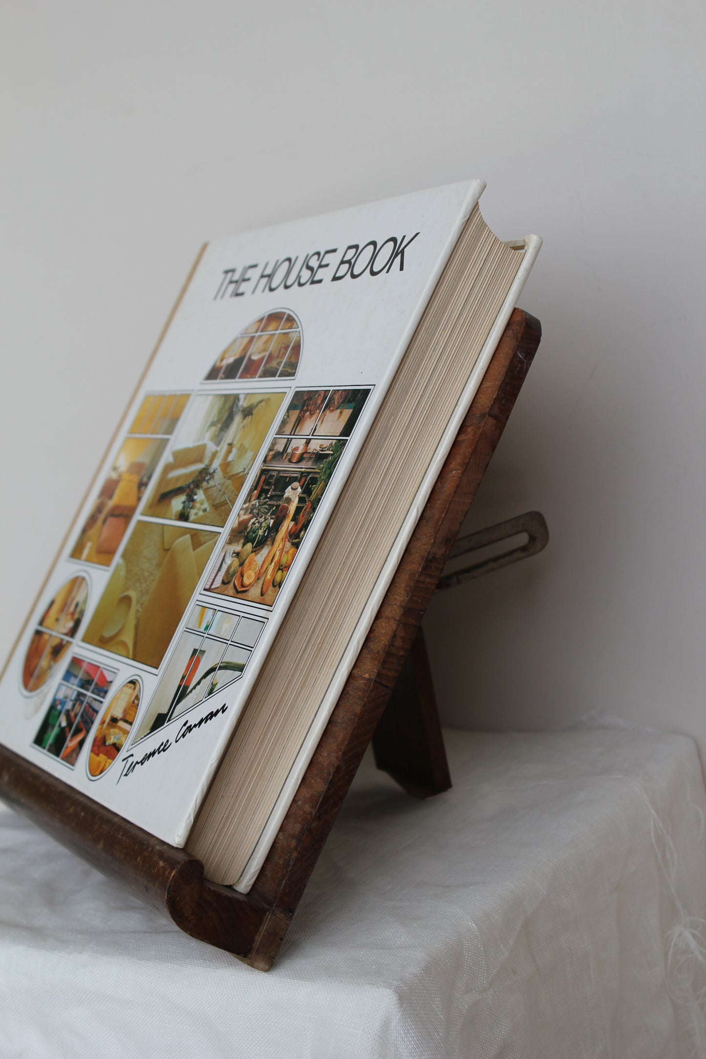 Vintage Wooden Book or Recipe Holder