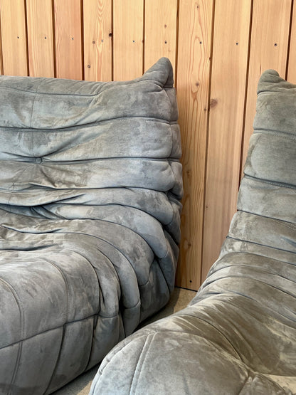 Togo Replica 3 Piece Sofa / Olive