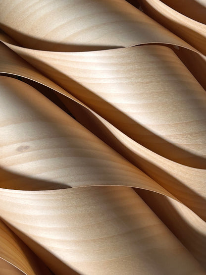Woven Timber Pendant Light
