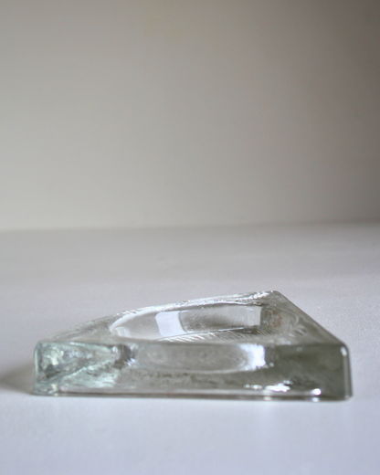 Vintage glass catchall dish
