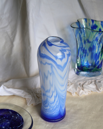 Handblown Swirl Vase