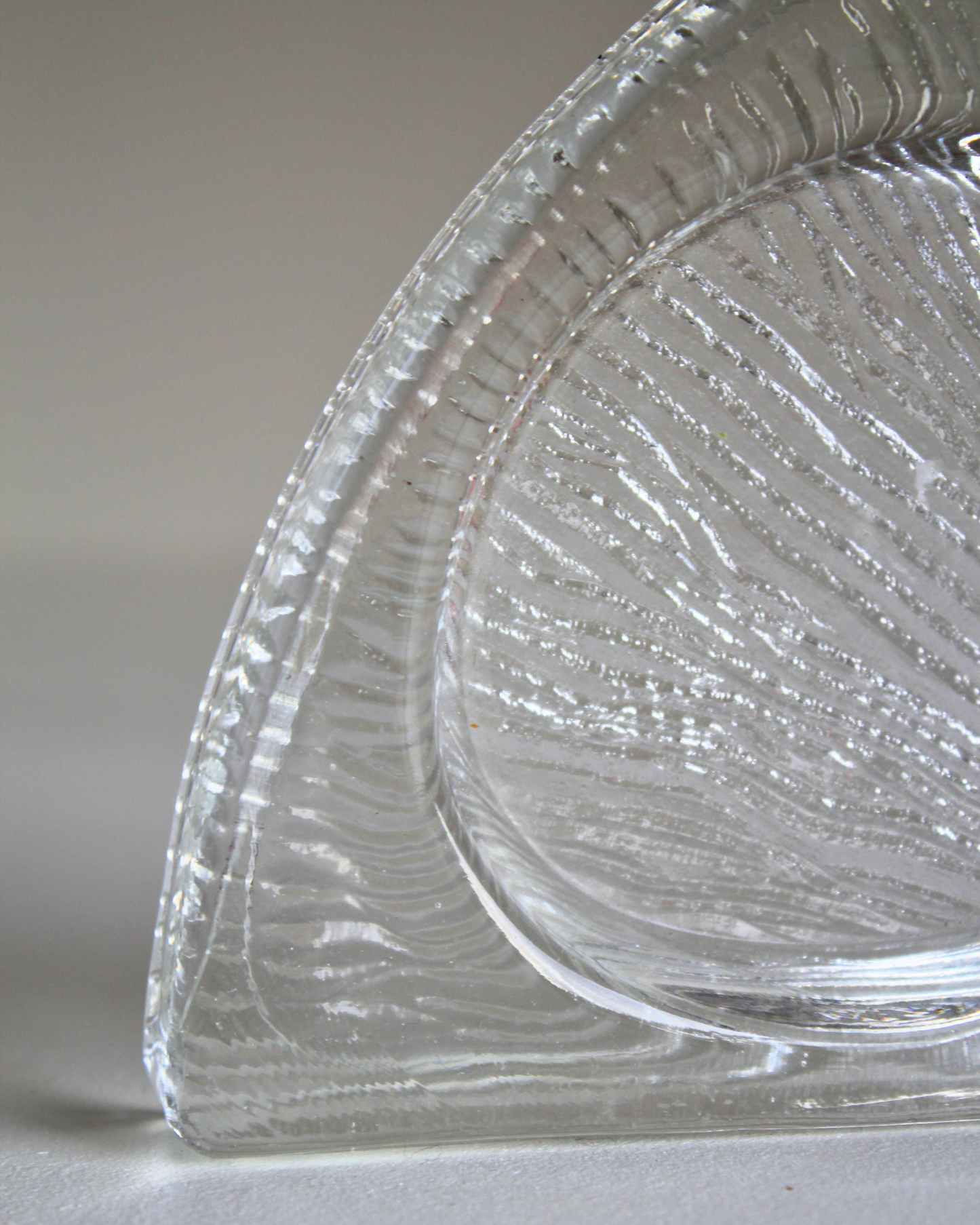 Vintage glass catchall dish