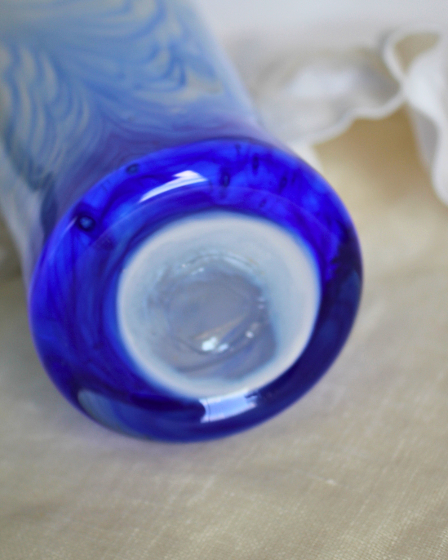 Handblown Swirl Vase