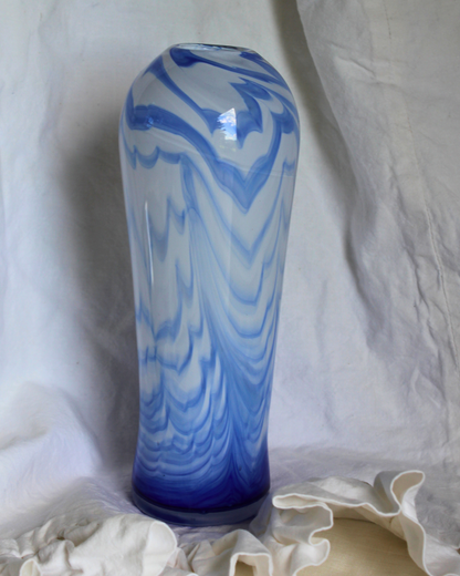 Handblown Swirl Vase