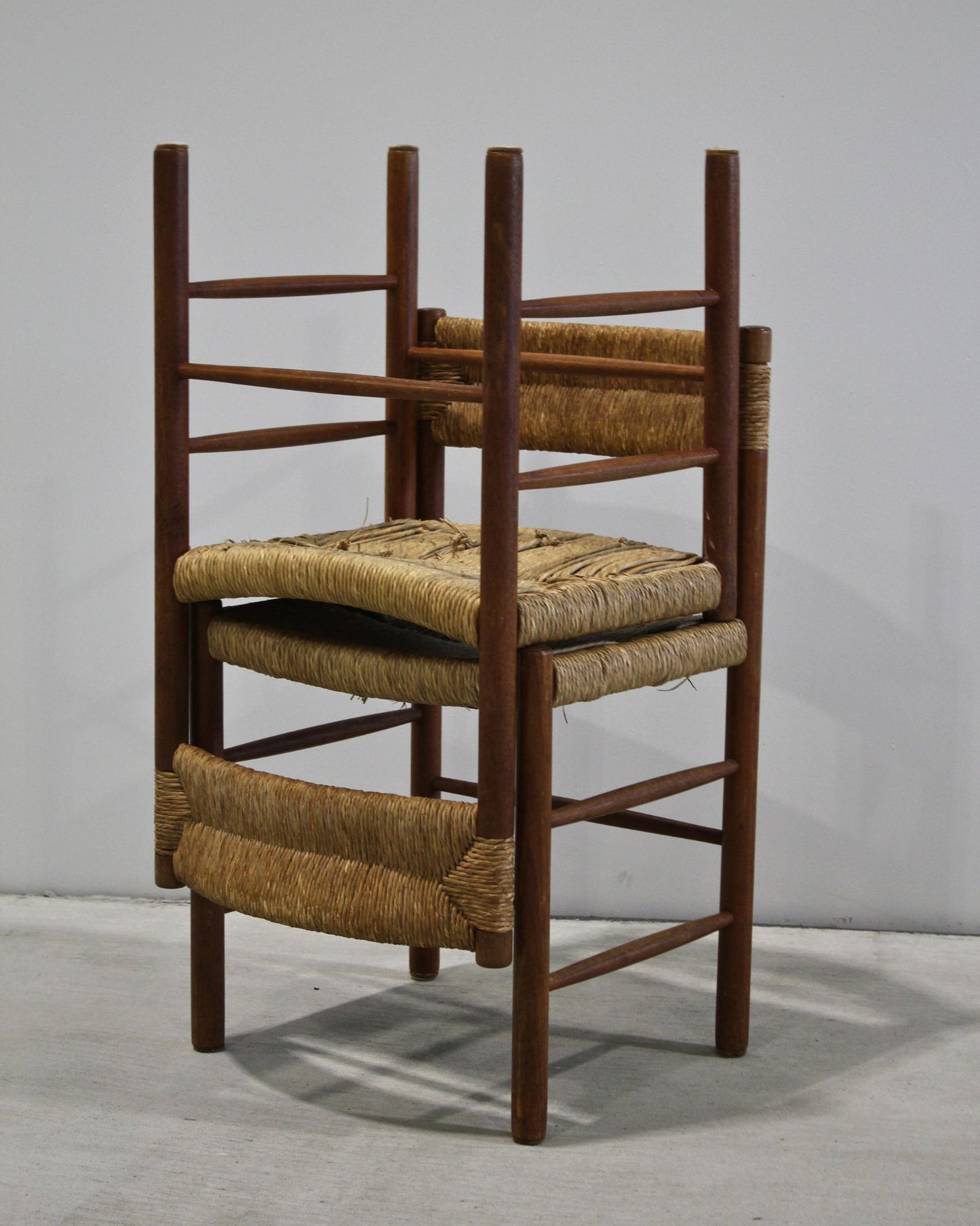 Dordogne Dining Chairs (Pair) / Attributed to Charlotte Perriand