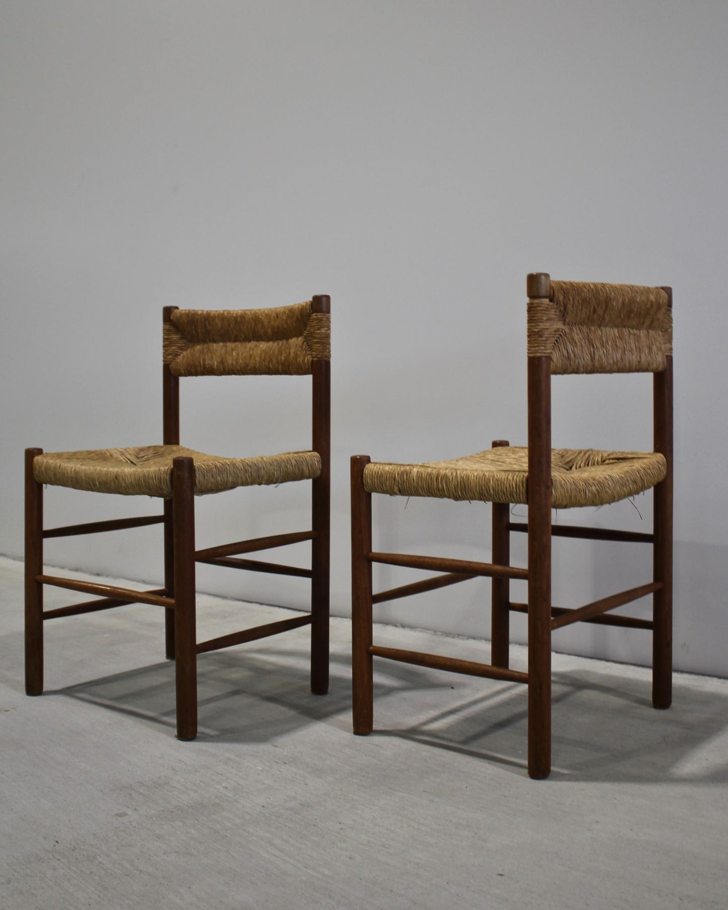 Dordogne Dining Chairs (Pair) / Attributed to Charlotte Perriand