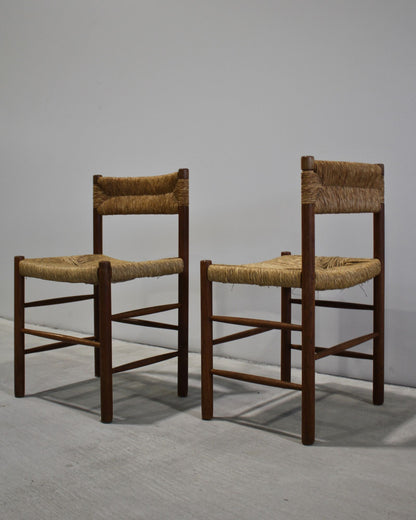 Dordogne Dining Chairs (Pair) / Attributed to Charlotte Perriand