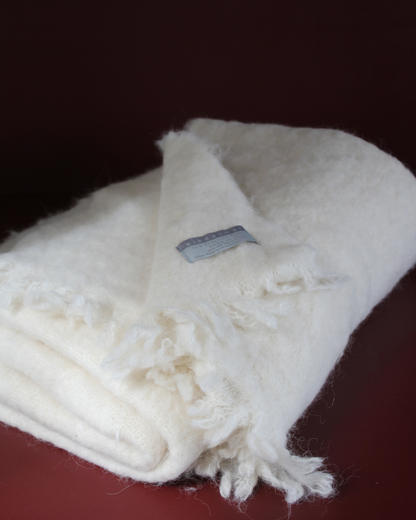 Windermere Mohair Throw / Dove