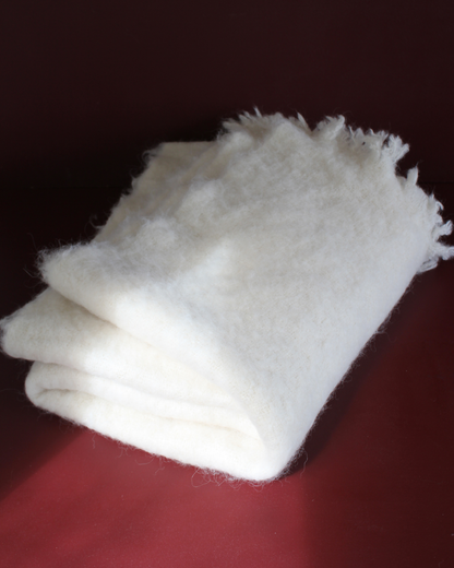 Windermere Mohair Throw / Dove