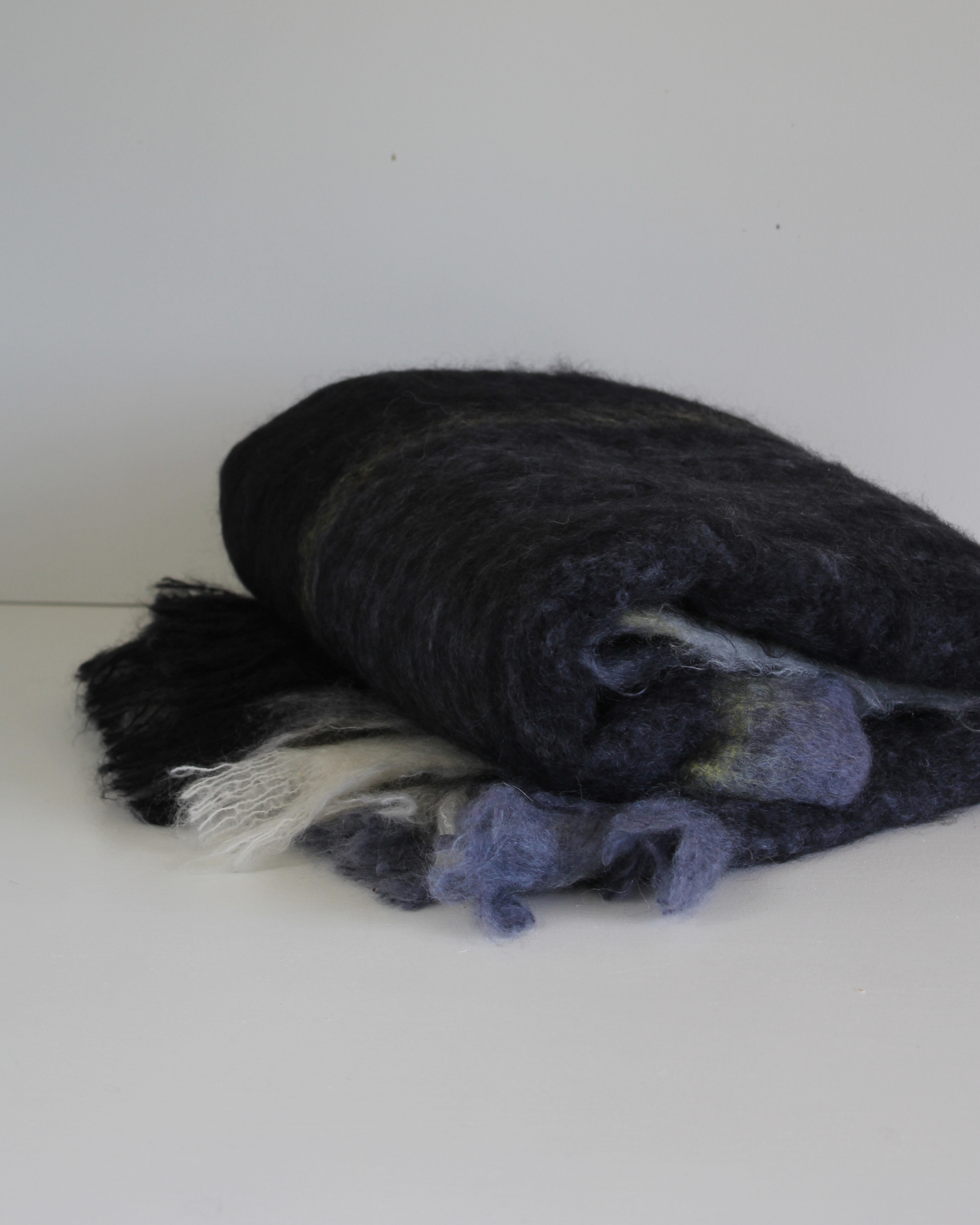 Windermere Mohair Throw / Arctic