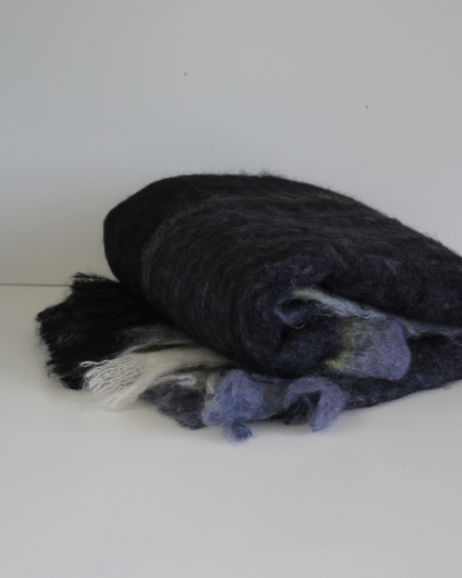 Windermere Mohair Throw / Arctic