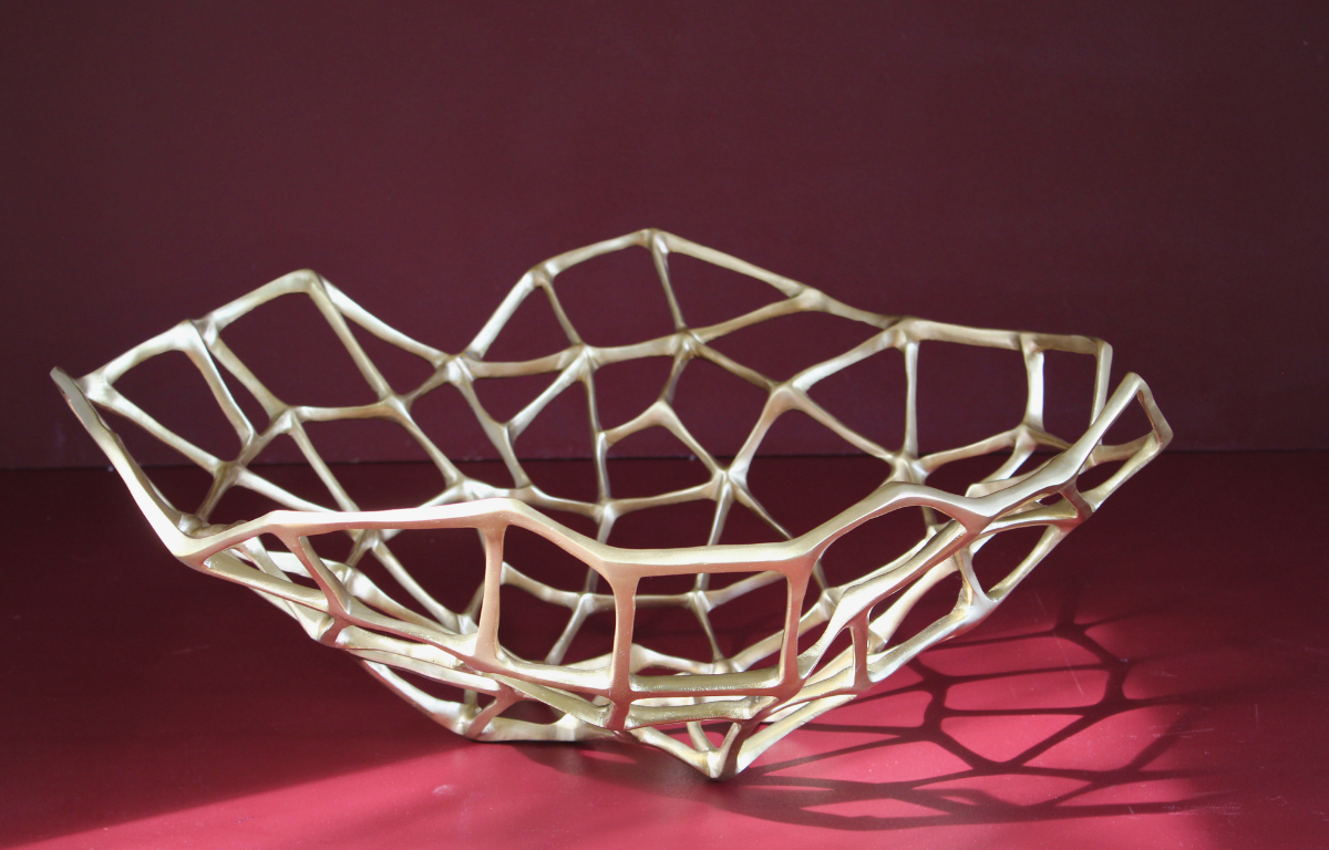 Tom Dixon Bone Bowl / Extra Large, Brass