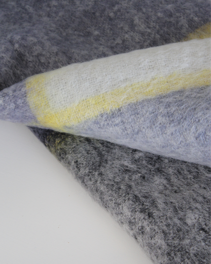 Windermere Mohair Throw / Arctic