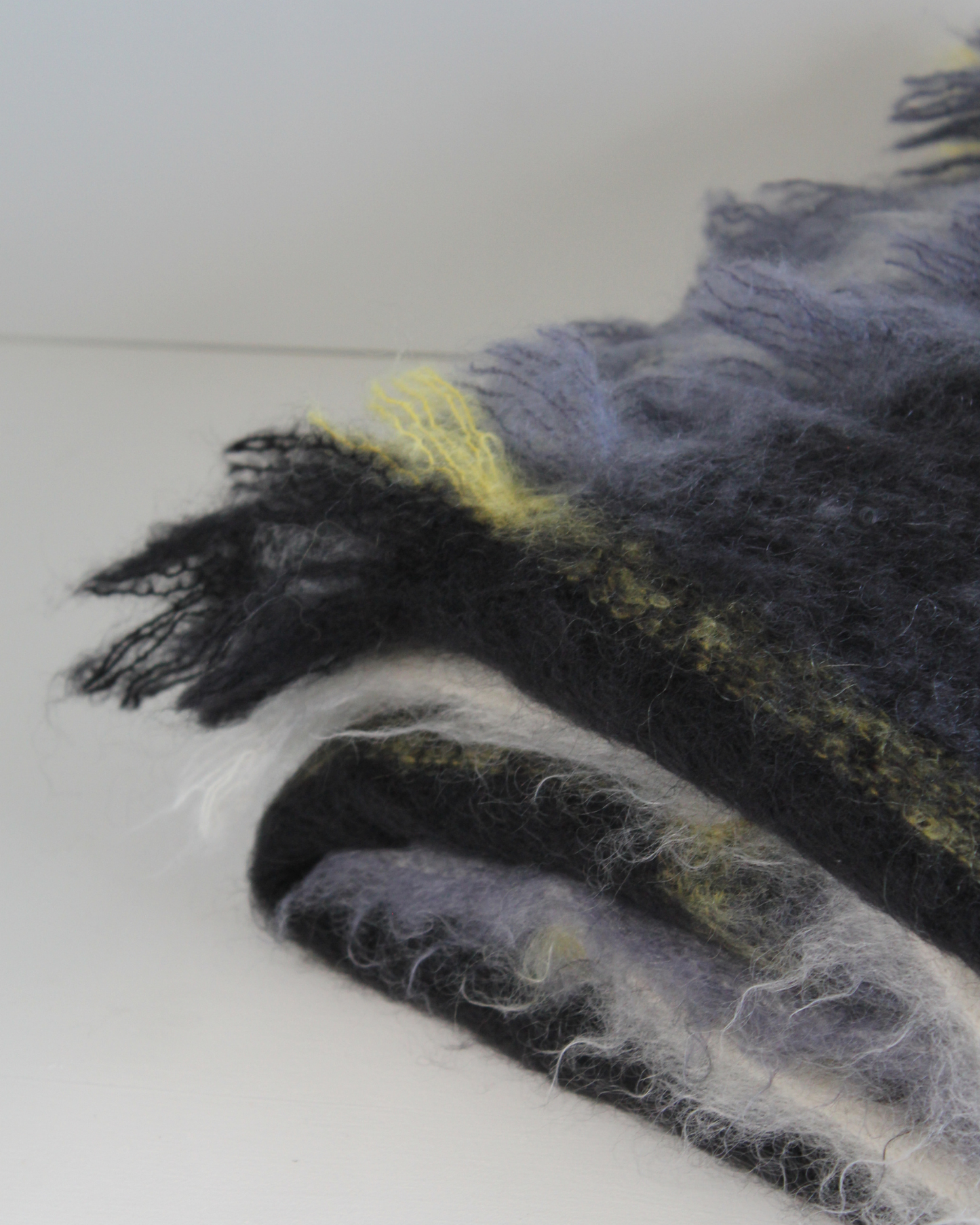 Windermere Mohair Throw / Arctic