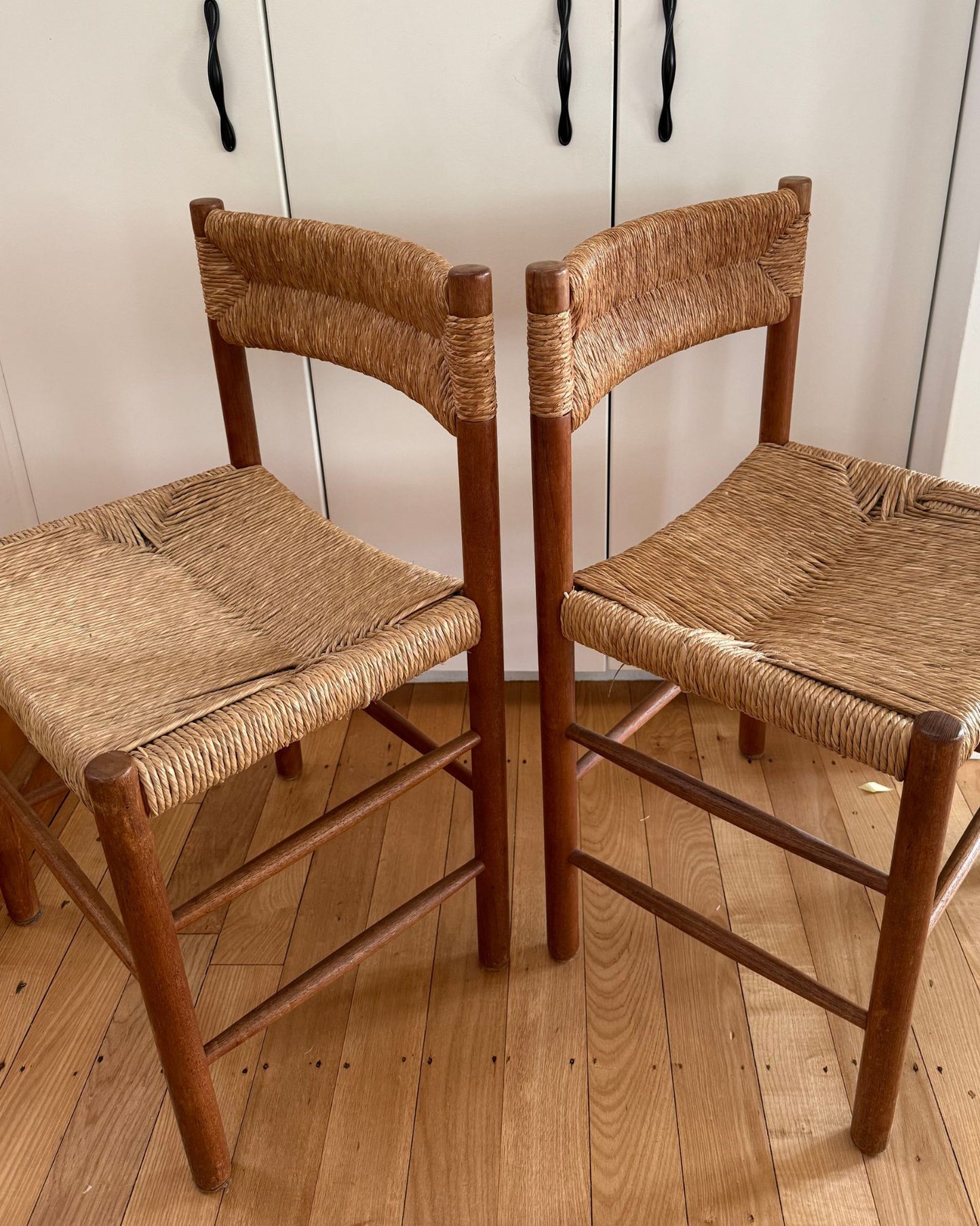 Dordogne Dining Chairs (Pair) / Attributed to Charlotte Perriand