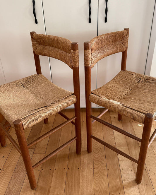 Dordogne Dining Chairs (Pair) / Charlotte Perriand