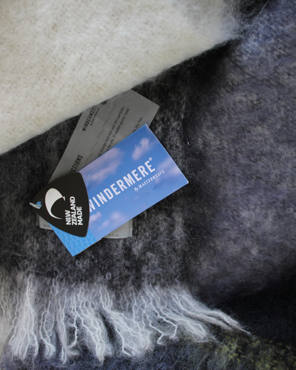 Windermere Mohair Throw / Arctic