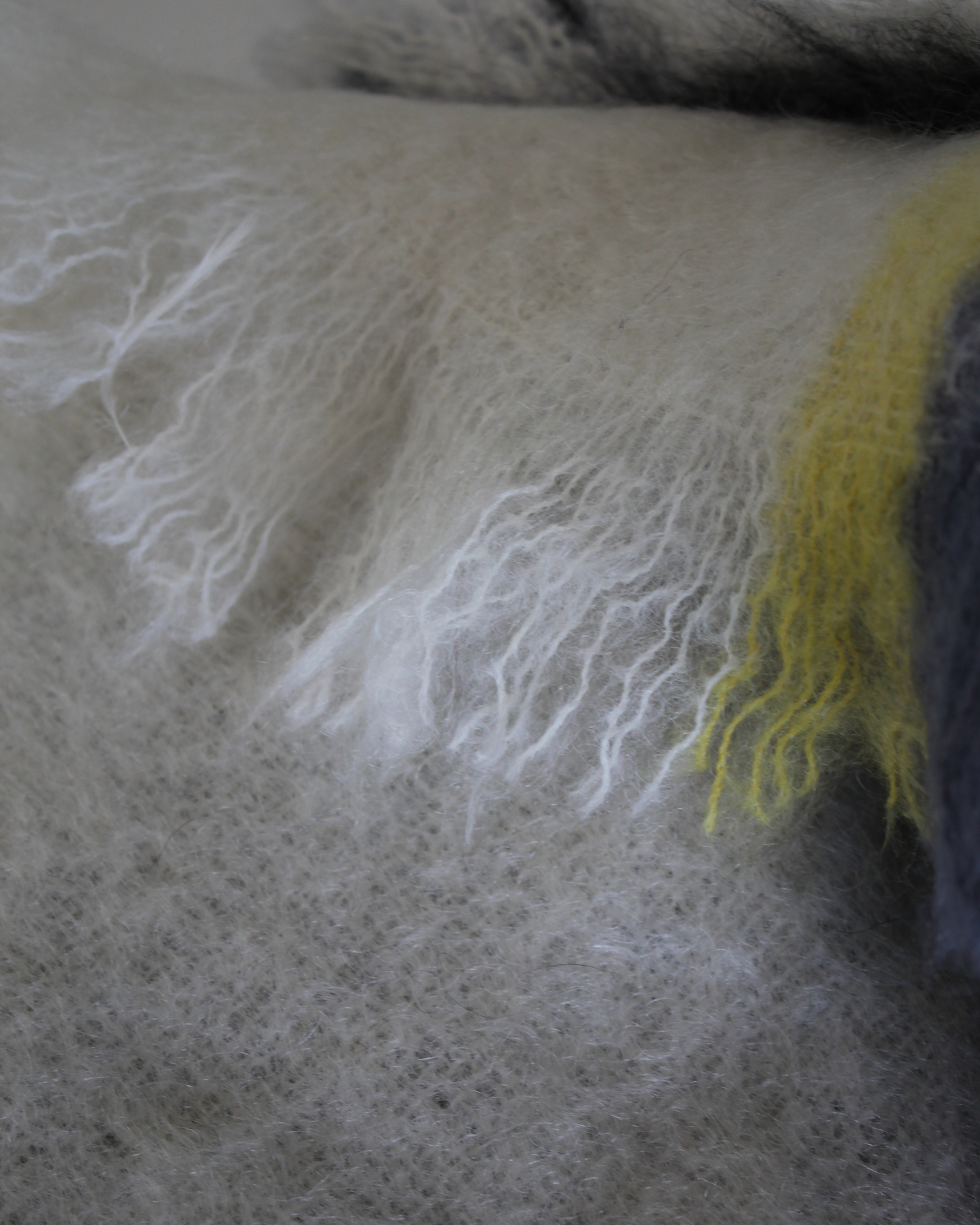 Windermere Mohair Throw / Arctic