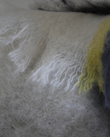 Windermere Mohair Throw / Arctic