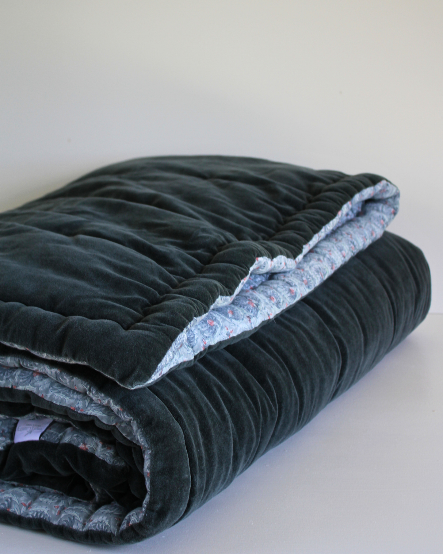 French Country Collections Velvet Bedspread / King Single