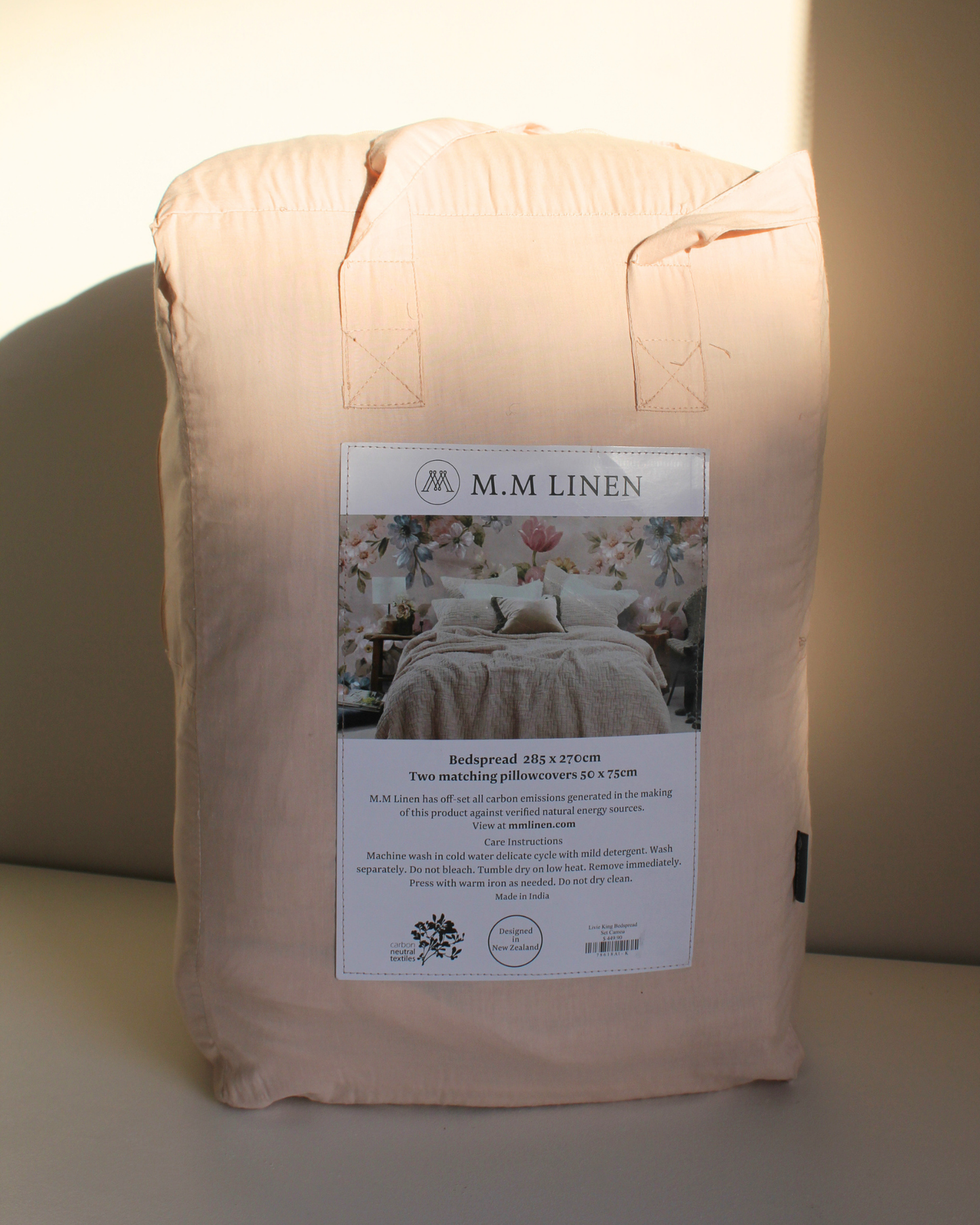 MM Linen | Super King Cameo Duvet Cover & Pillowcases