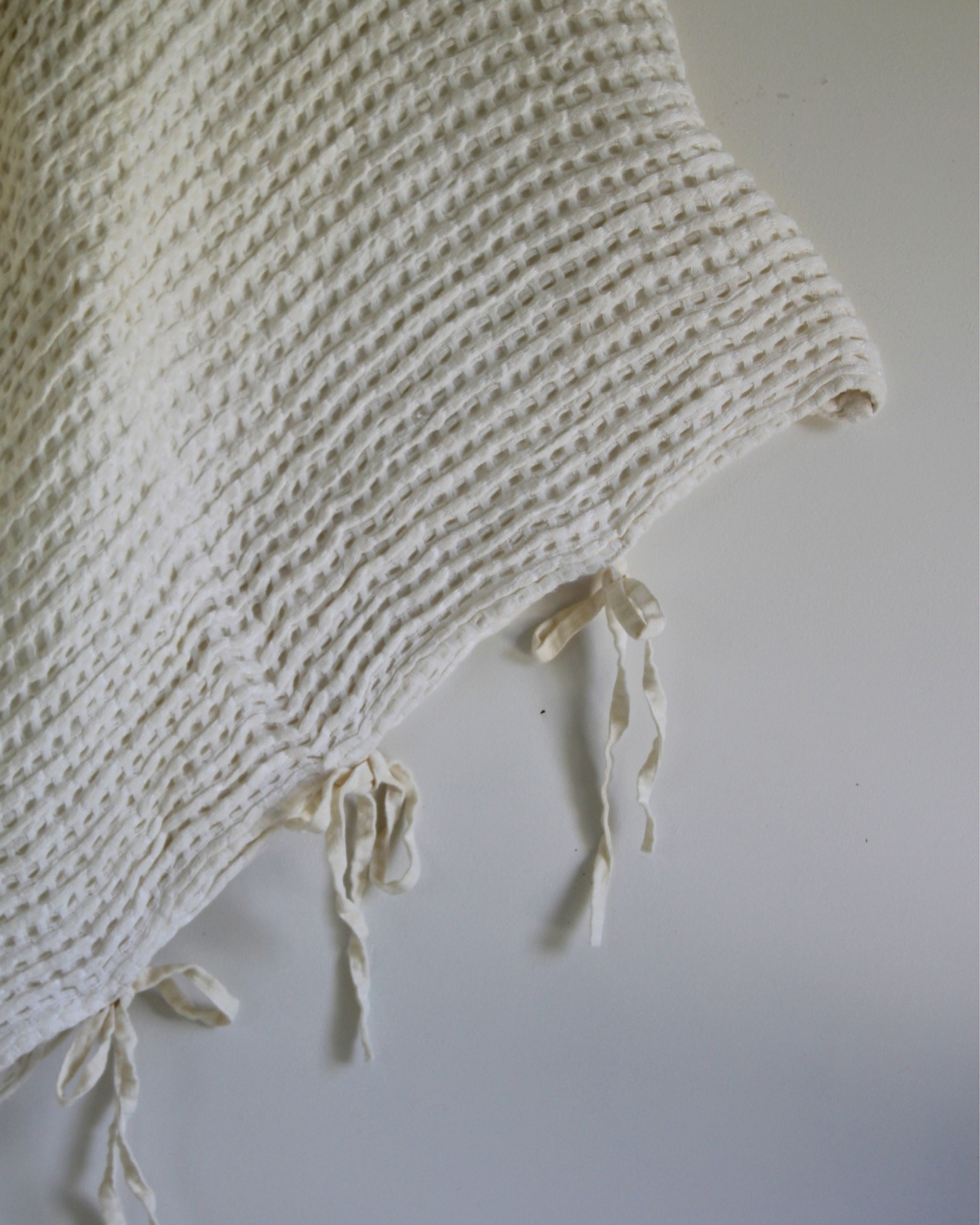 Waffle Linen Euro Pillowcase Covers (Set of 2)