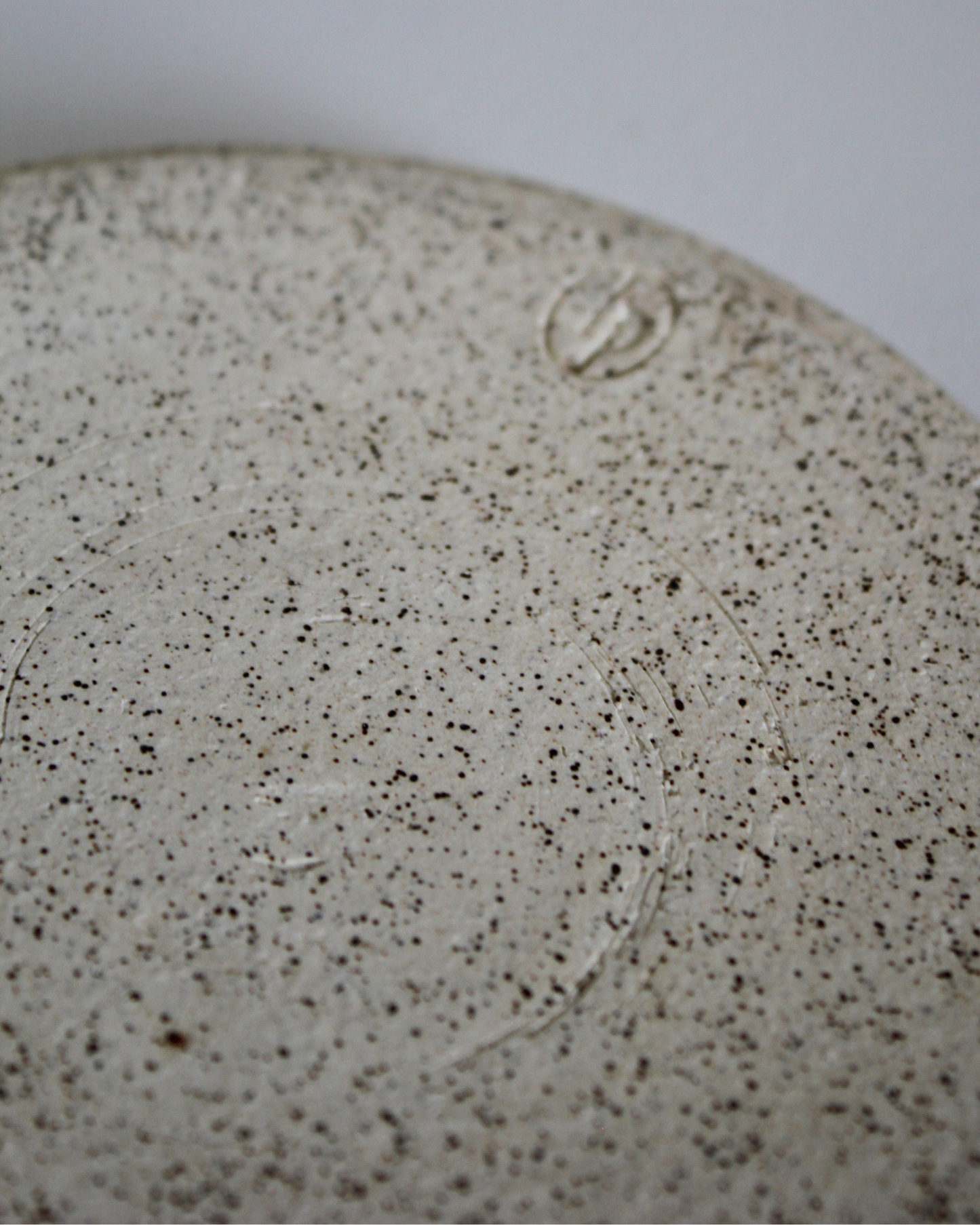 Speckled Stoneware Soap Dish