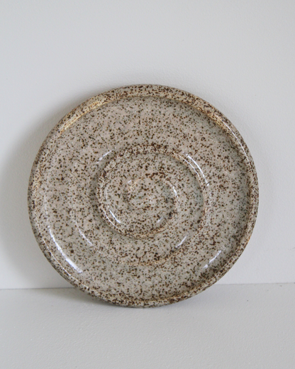 Speckled Stoneware Soap Dish