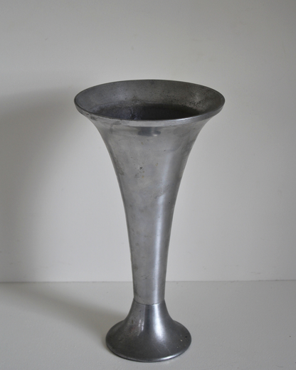 Pewter Trumpet Vase