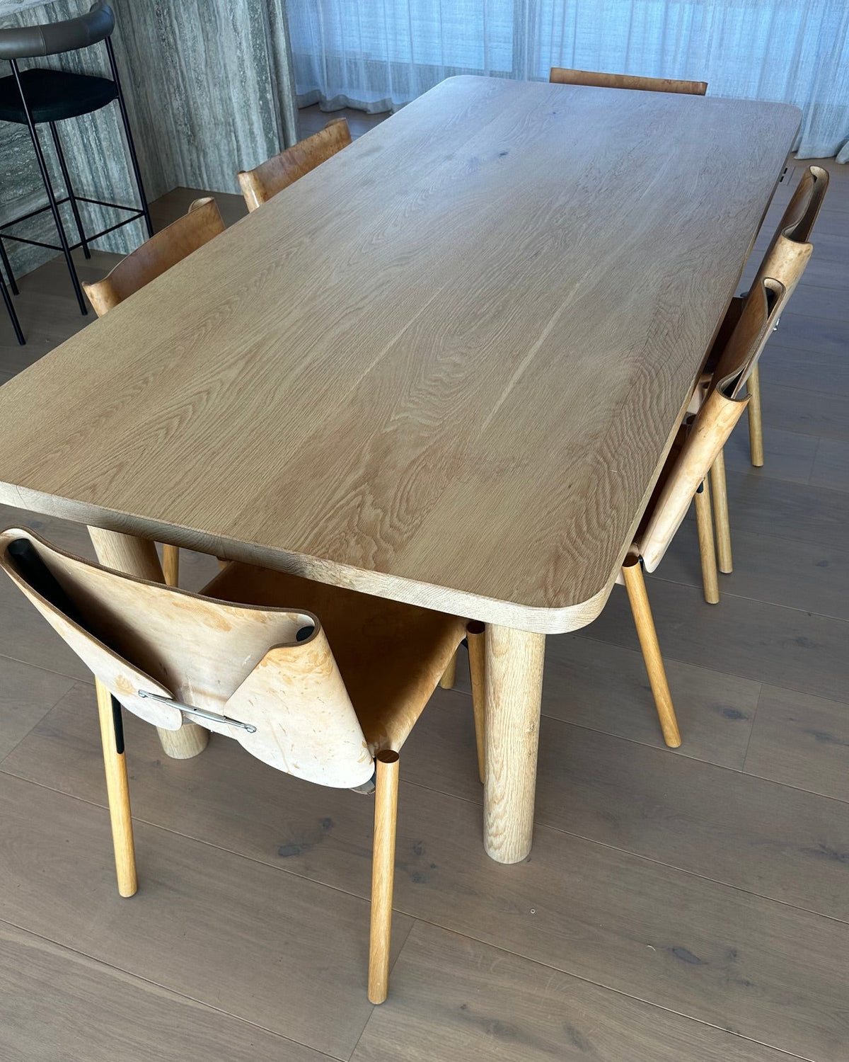 Custom Made Solid Oak Dining Table