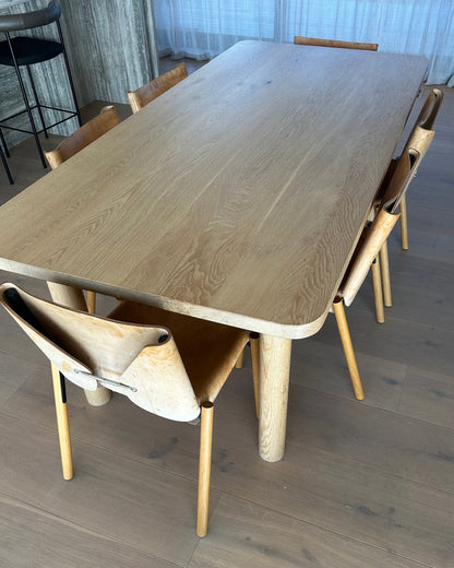 Custom Made Solid Oak Dining Table