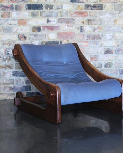 Vintage Timber Lounge Suite (3-Piece) – Blue