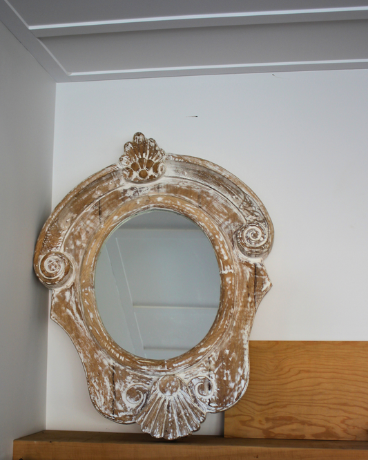French Antique Mirror | Solid Ash