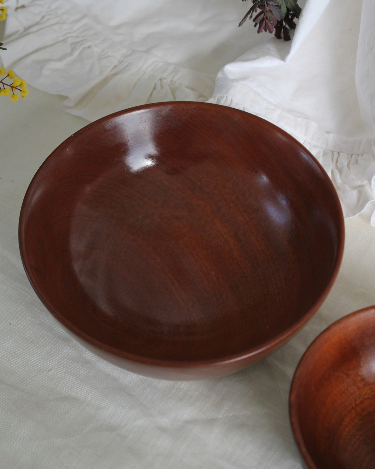 Mahogany Bowls | Set of 2