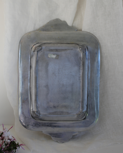 Vintage Pewter Serving Platter