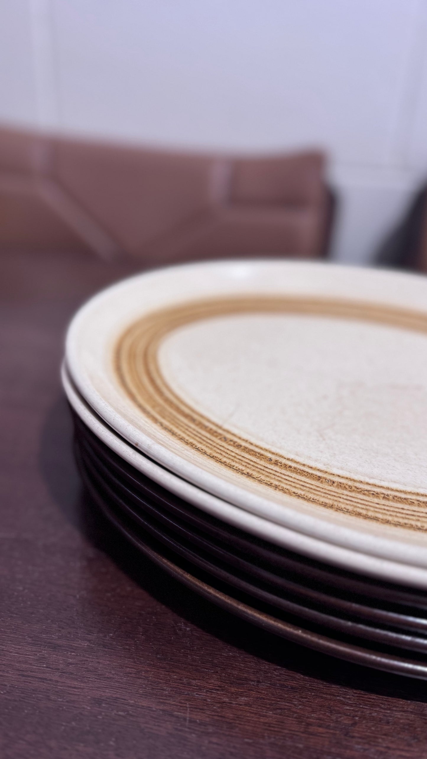 Crown Lynn & Ironstone Oval Plates / Set of 6
