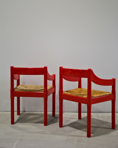 Vico Magistretti Carimate Dining Chairs / Pair