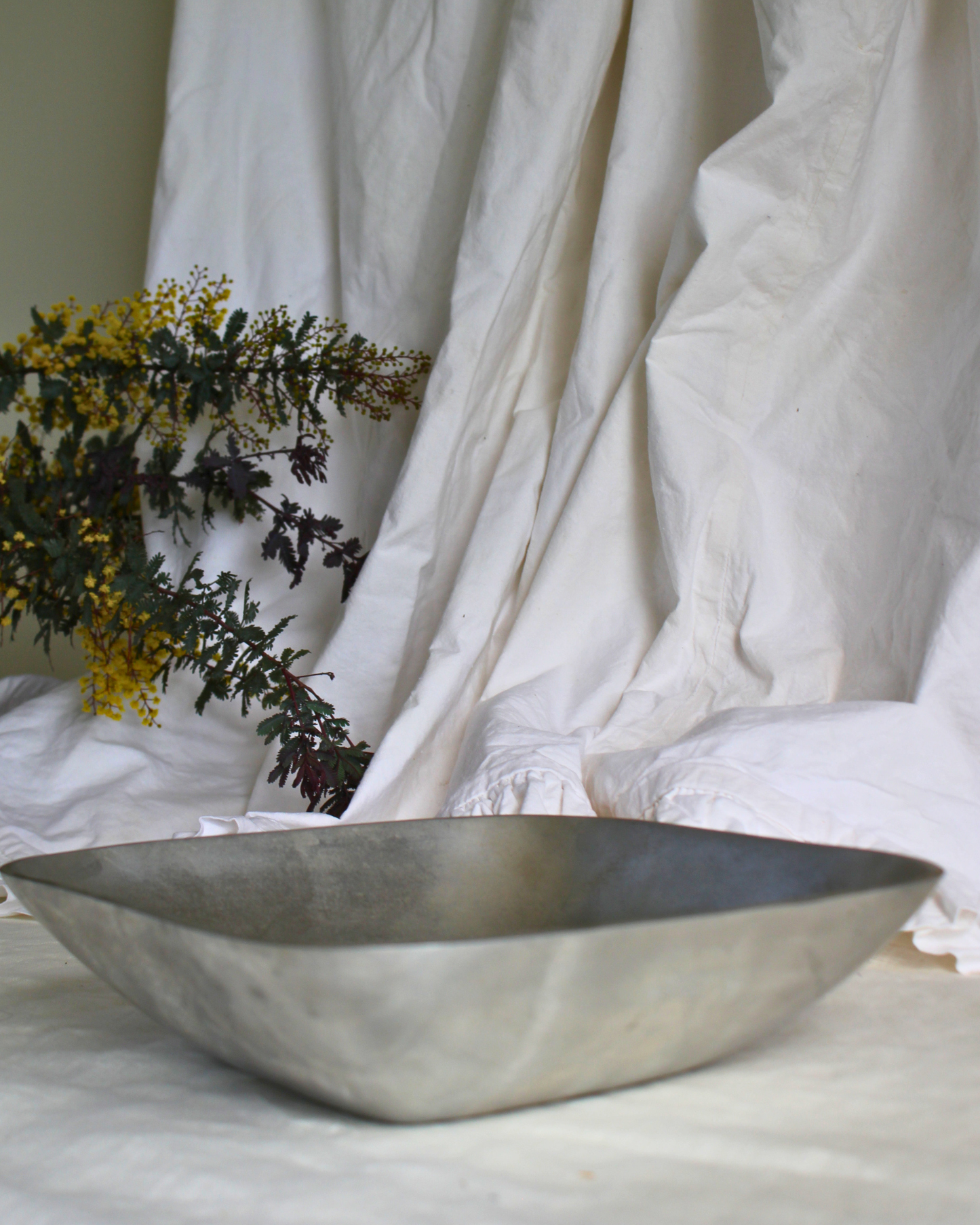 Square Aluminium Serving Bowl