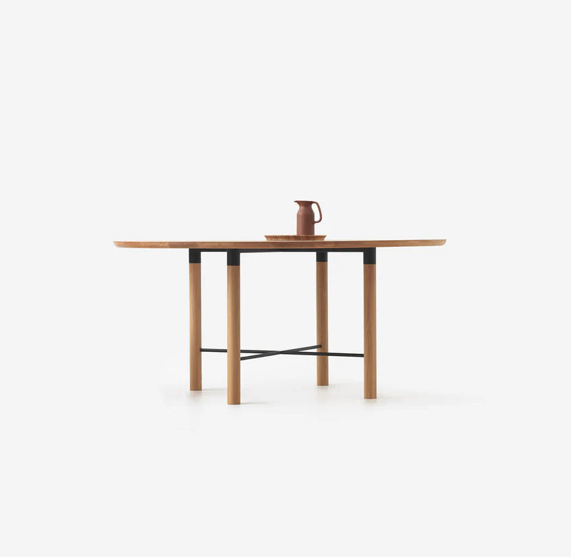 Simon James Underline Round Dining Table