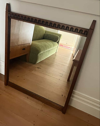 Art Deco Wooden Mirror