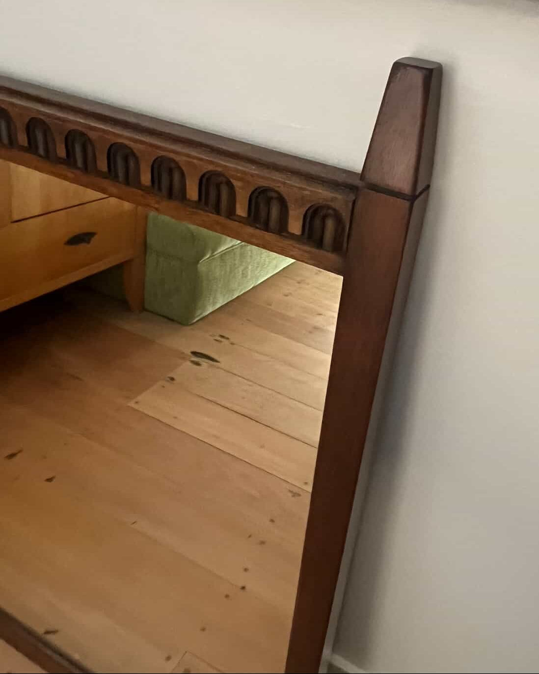 Art Deco Wooden Mirror