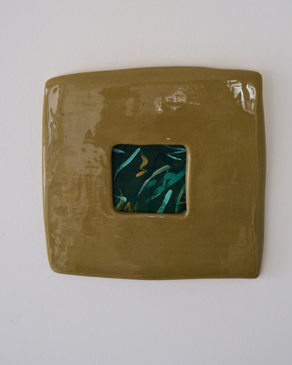 Handmade Ceramic Frame | Olive | Studio Unknown