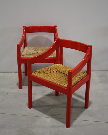 Vico Magistretti Carimate Dining Chairs / Pair
