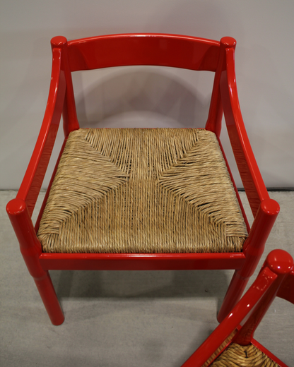 Vico Magistretti Carimate Dining Chairs / Pair