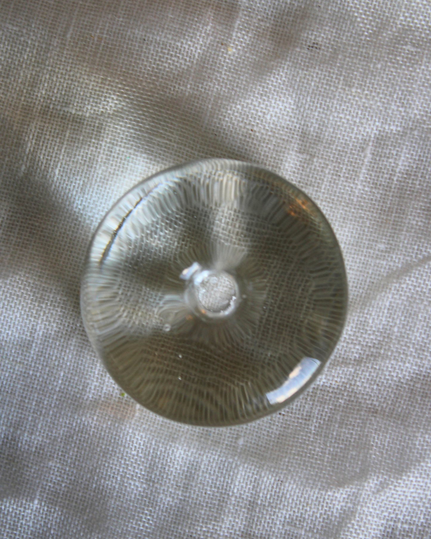Single Glass Taper Candle Holder